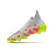 Buty piłkarskie adidas Predator Freak+ FG Biały Różowy Zawistny