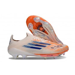 Buty Pilkarskie adidas F50+ FG Pomarańczowy Niebieski