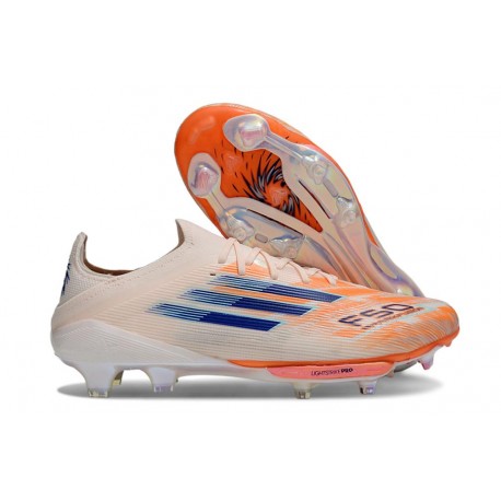 Buty Pilkarskie adidas F50+ FG Pomarańczowy Niebieski