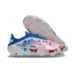 Korki adidas F50 Elite Sznurowadeł FG Biały Różowy Niebieski