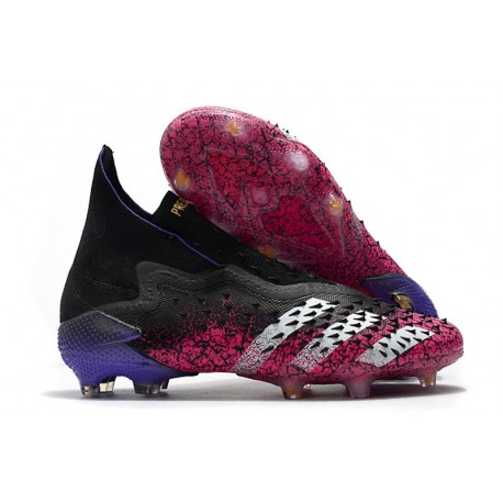 Buty piłkarskie adidas Predator Freak+ FG Czarny Różowy Biały