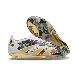 Korki Piłkarskie adidas Predator Elite FG Biały Zielony Czarny Złoto