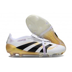 adidas Predator Elite FT 2025 FG Biały Czarny Złoto