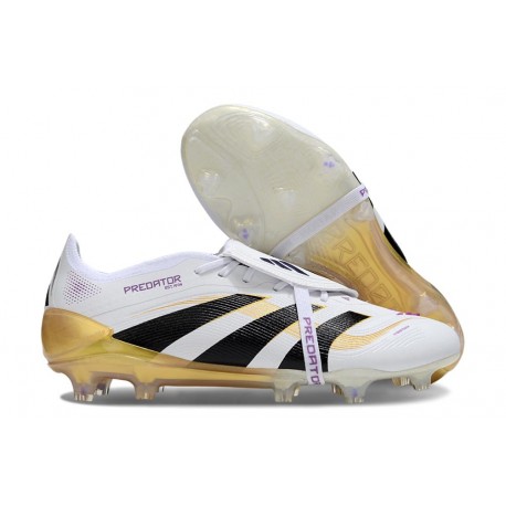 adidas Predator Elite FT 2025 FG Biały Czarny Złoto
