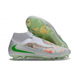 Buty piłkarskie Nike Phantom 6 Elite FG Biały Zielony Pomarańczowy