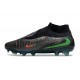 Wysokie buty piłkarskie Nike Phantom 6 Elite FG Czarny Zielony