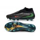 Wysokie buty piłkarskie Nike Phantom 6 Elite FG Czarny Zielony