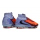 Wysokie buty piłkarskie Nike Phantom 6 Elite FG Niebieski Czerwony Czarny