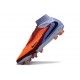 Wysokie buty piłkarskie Nike Phantom 6 Elite FG Niebieski Czerwony Czarny