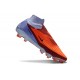 Wysokie buty piłkarskie Nike Phantom 6 Elite FG Niebieski Czerwony Czarny