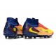 Wysokie Nike Phantom 6 Elite FG X Haaland Pomarańczowy Niebieski Czerwony