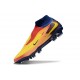 Wysokie Nike Phantom 6 Elite FG X Haaland Pomarańczowy Niebieski Czerwony
