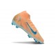 Nike Air Zoom Mercurial Superfly X Elite FG KM Pomarańczowy Niebieski