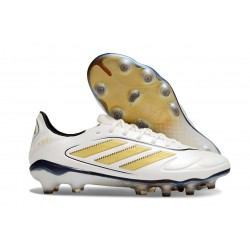 Korki piłkarskieadidas Copa Pure III Elite FG Biały Złoto