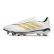 Korki piłkarskieadidas Copa Pure III Elite FG Biały Złoto